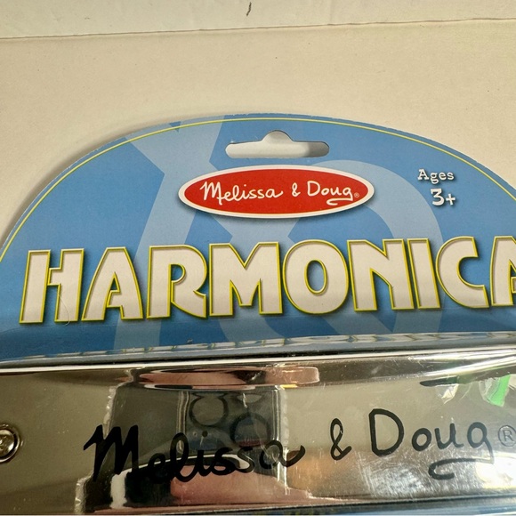 NWT. Melissa and Doug Harmonica Musical Instrument, sliver. - Picture 2 of 8